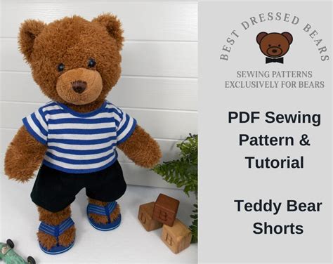 Teddy Bear Clothes Sewing Patterns For 15 18 By Bestdressedbears