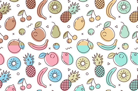 Free Fruit Vector Pattern (Ai)