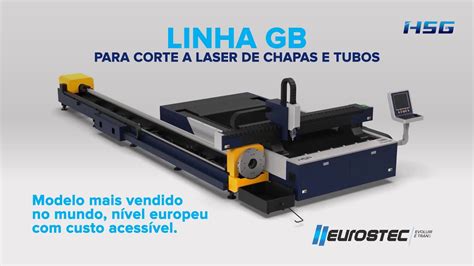 M Quina De Corte A Laser De Chapa E Tubos Hsg Linha Gb Eurostec