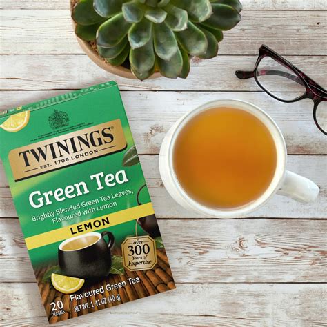 Twinings Té verde con limón Sabroso té verde con trozos de limón