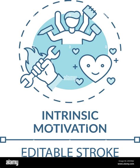 Intrinsic Motivation Concept Icon Stock Vector Image And Art Alamy