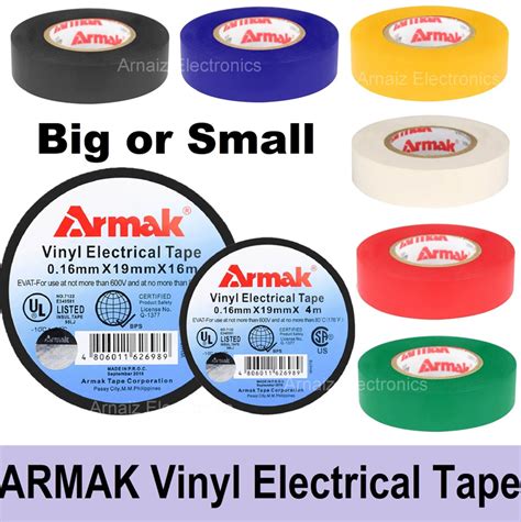 Original Armark Vinyl Electrical Tape Multi Color Small M Large M