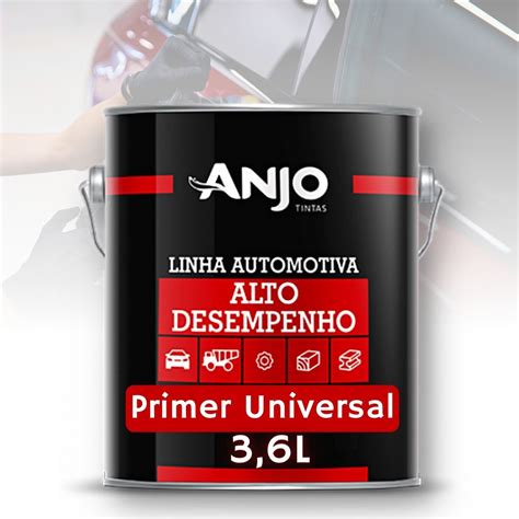 Primer Automotivo PU Universal Anjo 3 6l Cinza Ou Branco Chromata