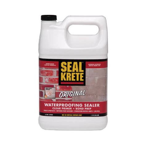 Seal Krete Waterproofing Primer Sealer Original Clear Water