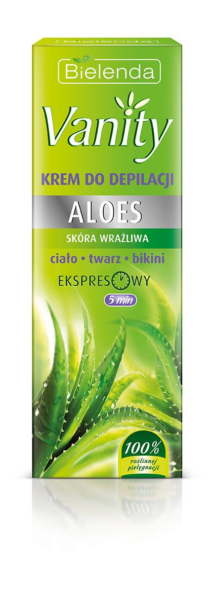 Bielenda Vanity Krem Do Depilacji Ciała Twarzy i Okolic Bikini Aloes ml Bodyland pl