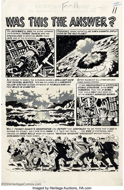 Wally Wood Original Art For Weird Science Fantasy 26 Page 11 Lot