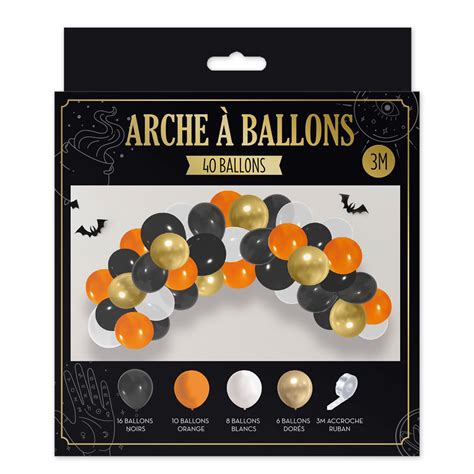 Kit Arche A Ballons Halloween Ouest Fetes