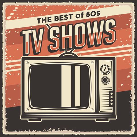 Retro Vintage Television Show Poster 2076523 Vector Art at Vecteezy