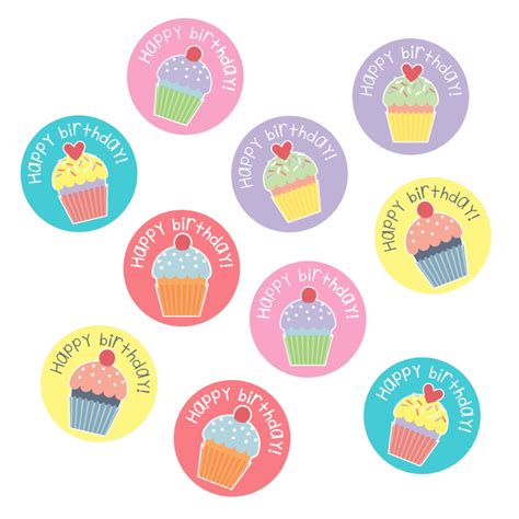 Birthday Stickers Pack 1 – Kidico