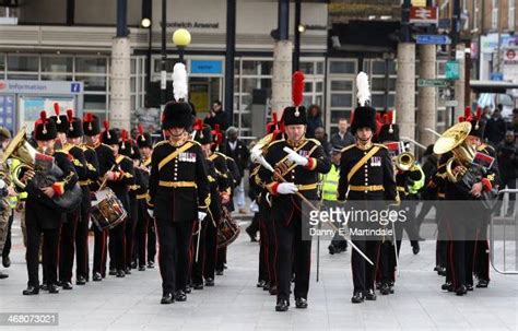 The Royal Artillery Band Play As They Say Goodbye To Woolwich On