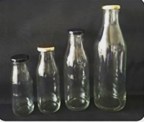 Ml Milk Glass Bottles With Lid At Piece In New Delhi Id