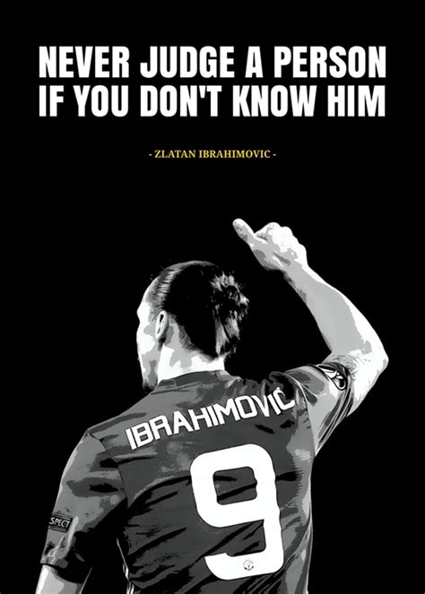 Zlatan Ibrahimovic quotes posters & prints by Aki wu - Printler