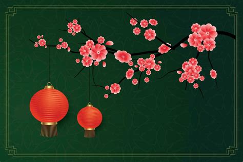 Chinese Lunar New Year Festival 2024 Celebration Happy New Year Background Decorative Elements