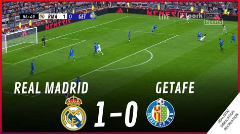 REAL MADRID Vs GETAFE 1 0 MATCH HIGHLIGHTS VideoGame Simulation