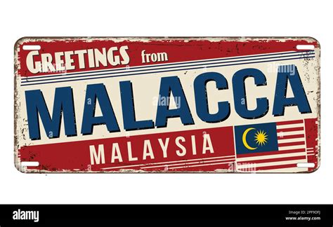 Malacca Flag Stock Vector Images Alamy