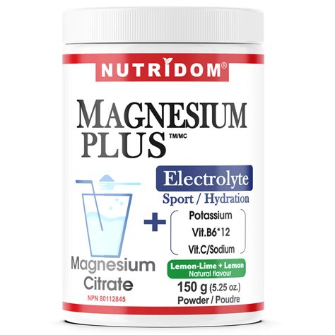 Nutridom Magnesium PLUS Electrolyte Powder 150g