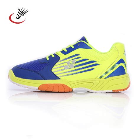 Jual Sepatu Badminton Yellow Original Olahraga Lari Volly Senam Tenis