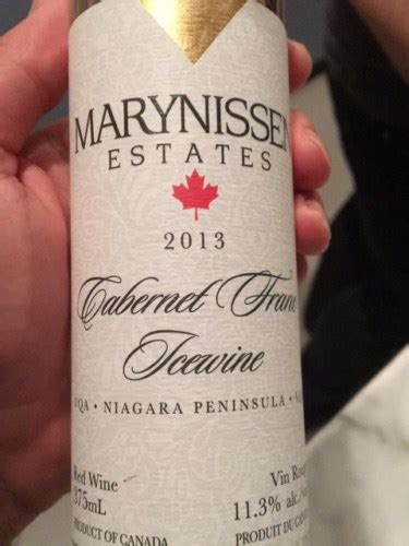 Marynissen Estates Cabernet Franc Icewine Vivino US