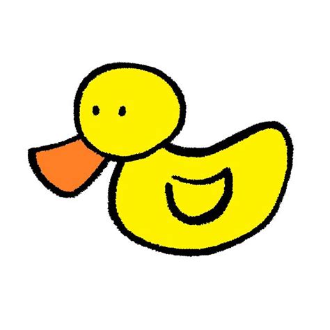 a yellow rubber duck with an orange beak