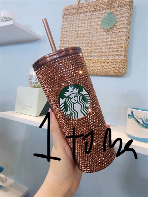 Starbucks Tumbler Diamonds Rhinestone Blackpink Furniture Home