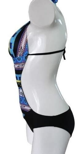 Hermoso Bikini Mujer Monokini Vintage Push Up Rojo O Azul En Mercado Libre