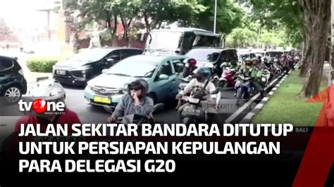 Jalan Menuju Bandara Ngurah Rai Macet Total Akibat Sejumlah Ruas Jalan