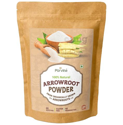 Purvina Natural Arrowroot Powder Buy Packet Of Gm Powder At