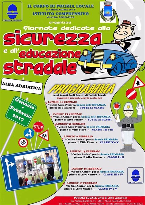 Alba Adriatica Vigili Urbani A Scuola Per Tenere Lezioni Di Sicurezza