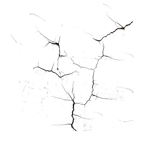 Cracked Brick Wall Drawing