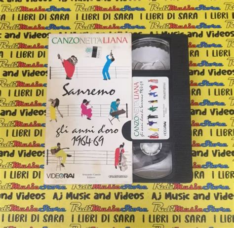 Vhs Sanremo Gli Anni D Oro Canzone Italiana Video Rai Fonit