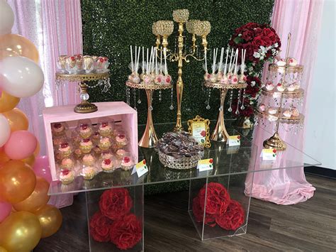 Rosett Dessert Table Decoration Package Setup By The Brat Shack Ny