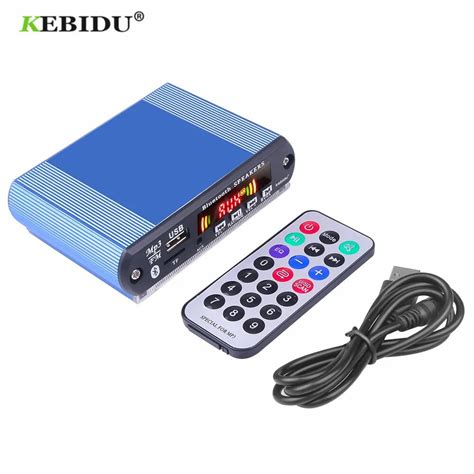 Kebidu Mp Decodificador Placa M Dulo Dc V Usb Tf Fm M Dulo De R Dio