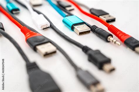 Types of plugs and cables for audio, video, computer, smartphone and ...