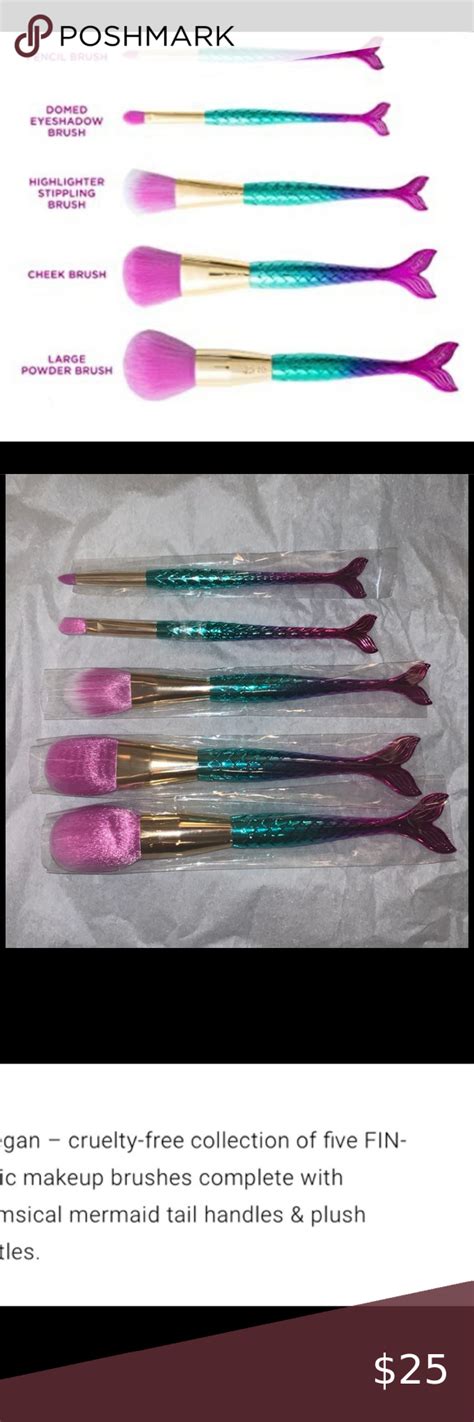 Tarte NWOT MERMAID SET MAKEUP BRUSH SET Makeup Brush Set Makeup