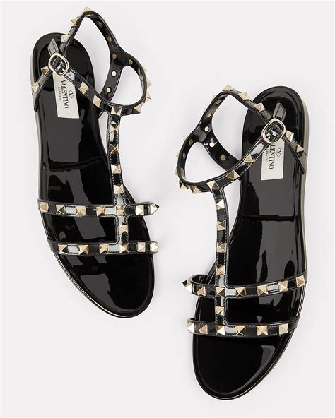 Valentino Rockstud Gladiator Flat Jelly Sandals Intermix®