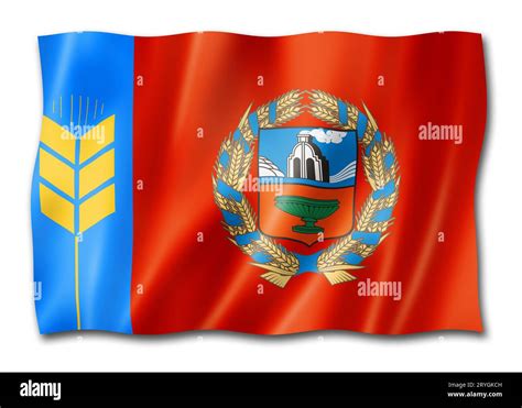 Altai state - Krai - flag, Russia Stock Photo - Alamy