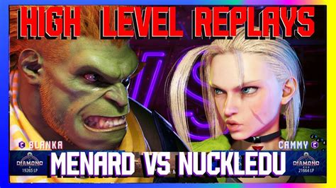 Menard Blanka Vs Nuckledu Cammy Street Fighter 6 High Level