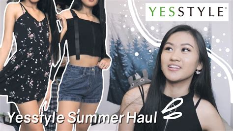 Yesstyle Summer Try On Haul Review Giveaway [ended] Youtube