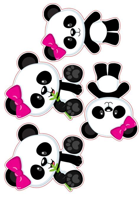 Kit Festa Panda Rosa Para Imprimir Arte Para Toda A Festa Fiesta