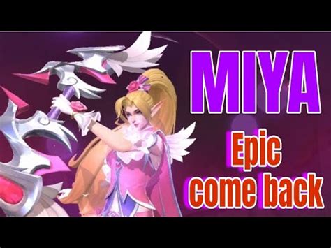 Epic Comeback Miya Pabuhat Mlbb 2023 PMV OFFICIAL CHANNEL YouTube