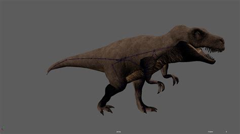 D Rigged Tyrannosaurus Rex K Textures Model Turbosquid