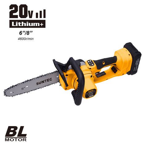 Suntec Factory 20VV Lithium Brushless Chain Saw Power Tool China