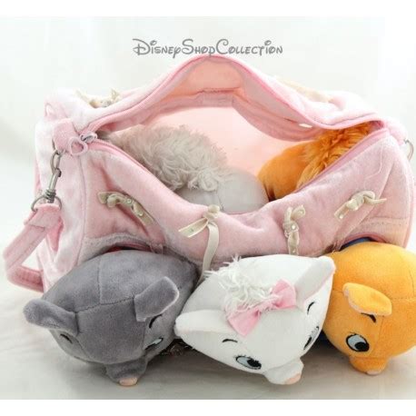 Peluches Chats Disney Store Les Aristochats Sac Marie Berlioz Et To