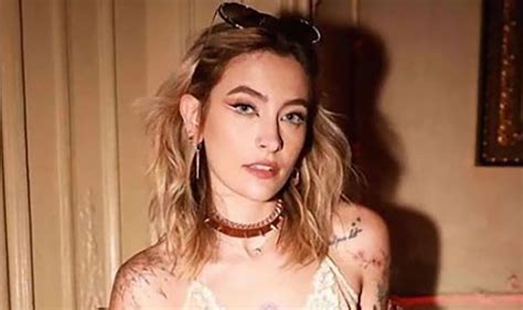 Paris Jackson Shows Off Nipple Piercings In Racy Sheer Slip Dress For Paris Fashion Week