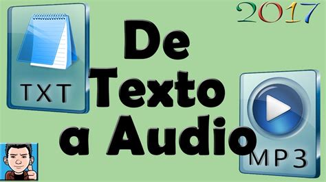 Programa Para Pasar Texto A Audio Crea AudioLibros YouTube