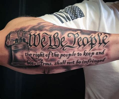 101 Best We The People Flag Tattoo Ideas That Will Blow Your Mind!