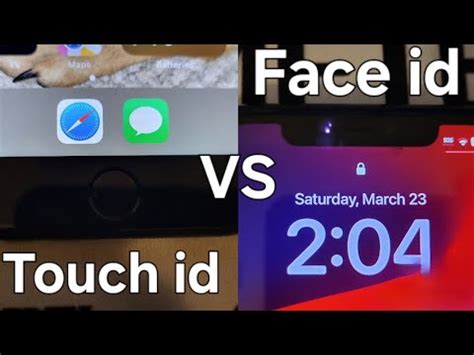 Face Id Vs Touch Id Youtube