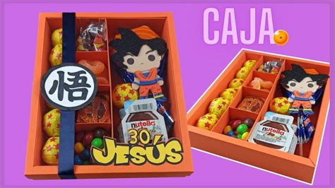 CAJA DE DULCES PARA MI NOVIO PERSONALIZADA DRAGON BALL CUMPLEAÑOS