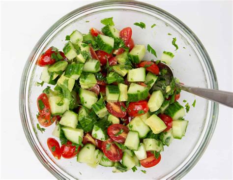 Cucumber Tomato Avocado Salad Keto Cooking Wins