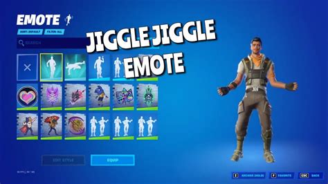 Jiggle Jiggle Emote Fortnite Tiktok Dance Fortnite Youtube